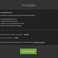 Installing X3